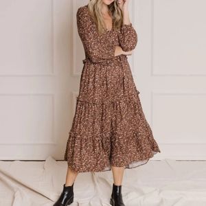 Rylee + Cru Mabel Dress Winter Bloom